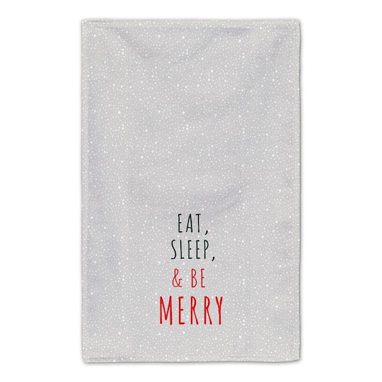 Eat Sleep Be Merry Sloth Tea Towels - Set of 2